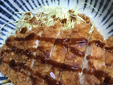 ムネ肉カツ丼